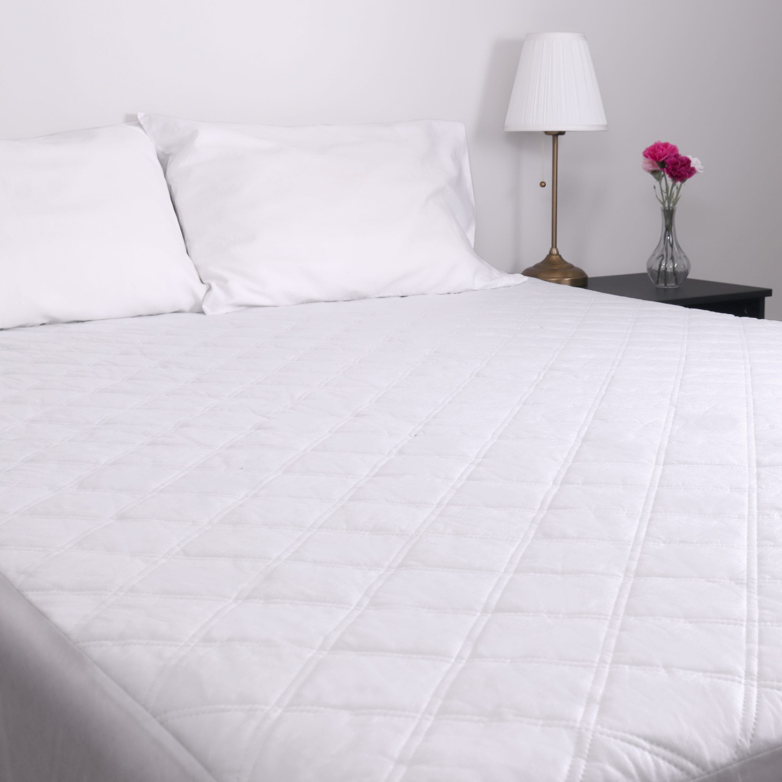 4 Ply Deluxe Quilted Waterproof Mattress Pad Hospital Twin