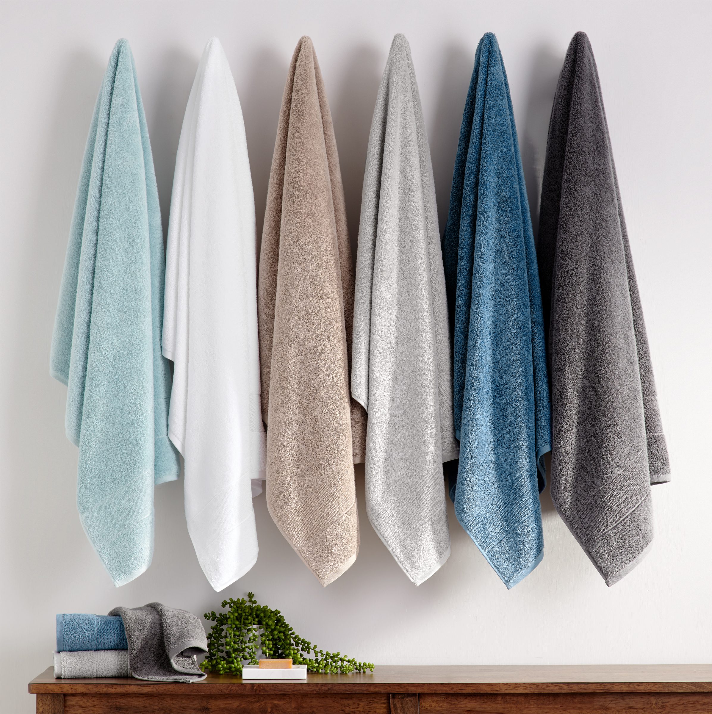 Wholesale Bath Towel Sets - Light Grey, 100% Cotton - DollarDays