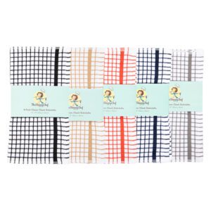 Campbell Ramsay Washcloth Sets, 6-Pack Sets, Cotton, 12x12 in., Six Color Combos, Mixed Assortment, Buy A Case of 36