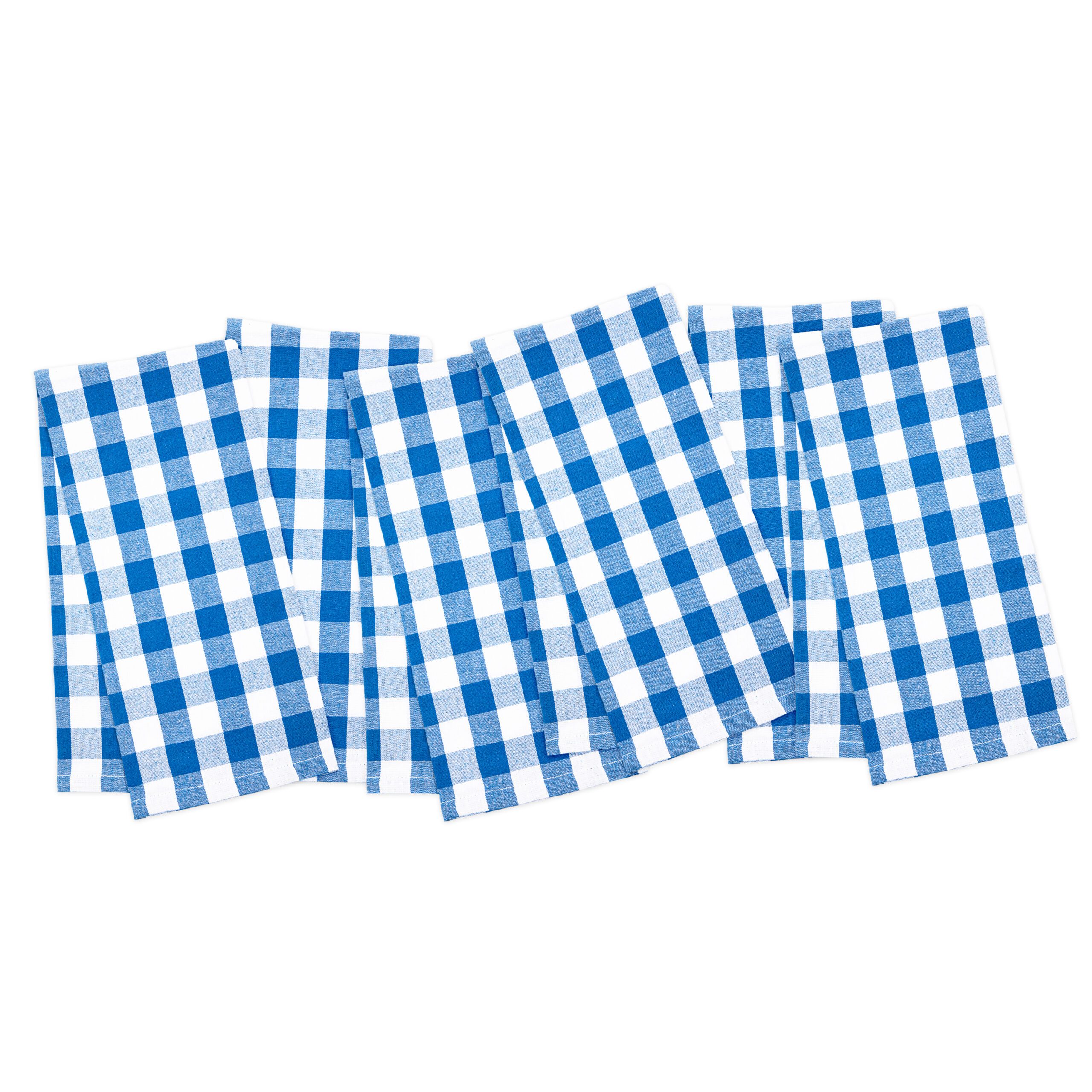 The Sloppy Chef 6-Pack Flat Woven Buffalo Plaid Kitchen Towels - Arkwright  Home