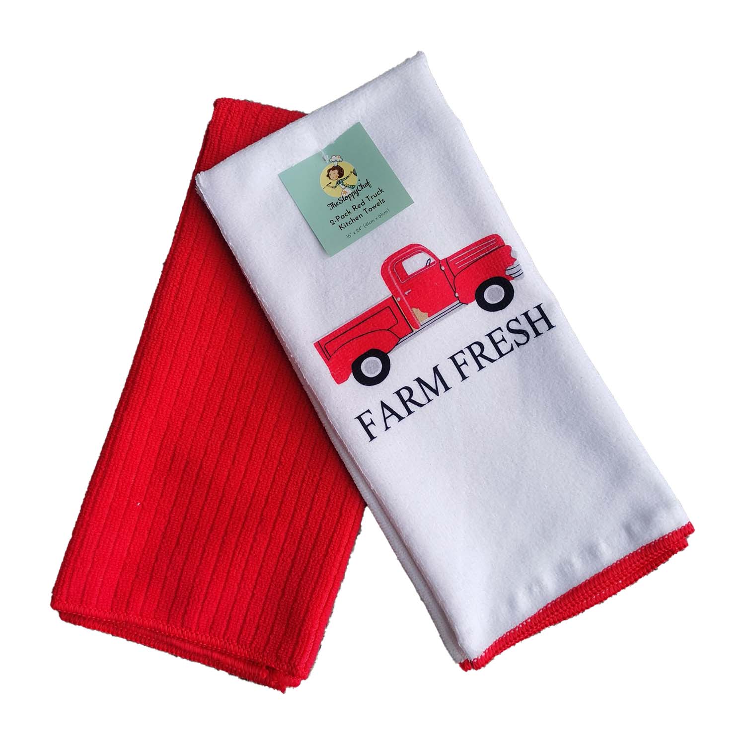 Farmhouse Kitchen Towels 2 pack – Favored Boutique, LLC
