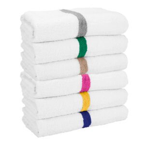 Arkwright Home Sunshine Assorted Hand Towels (Bulk Case of 96), Cotton, Assorted Sizes, Patterns, Solids, and Jacquards, 16x28 in. and