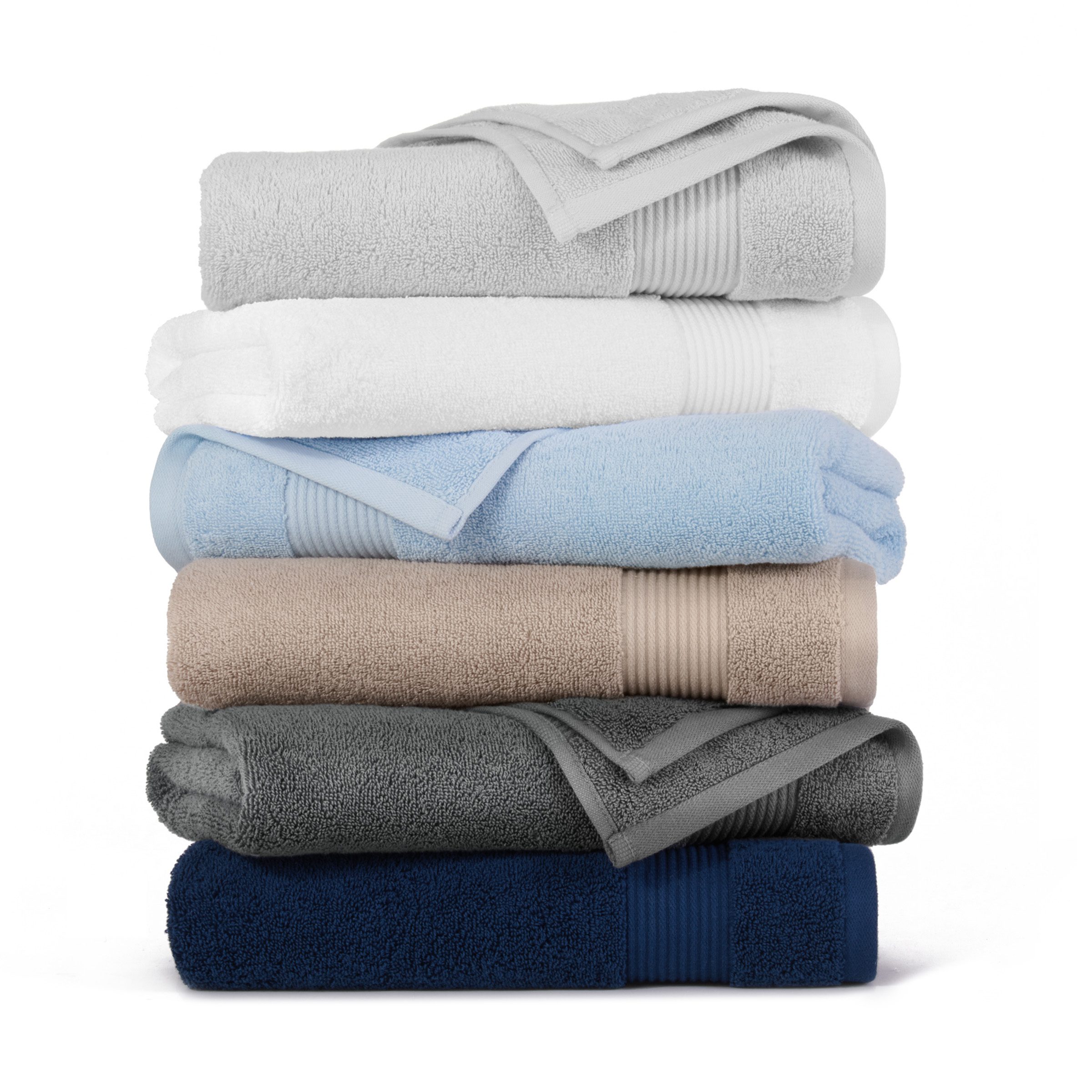 Wholesale Bath Towel Sets - Light Grey, 100% Cotton - DollarDays