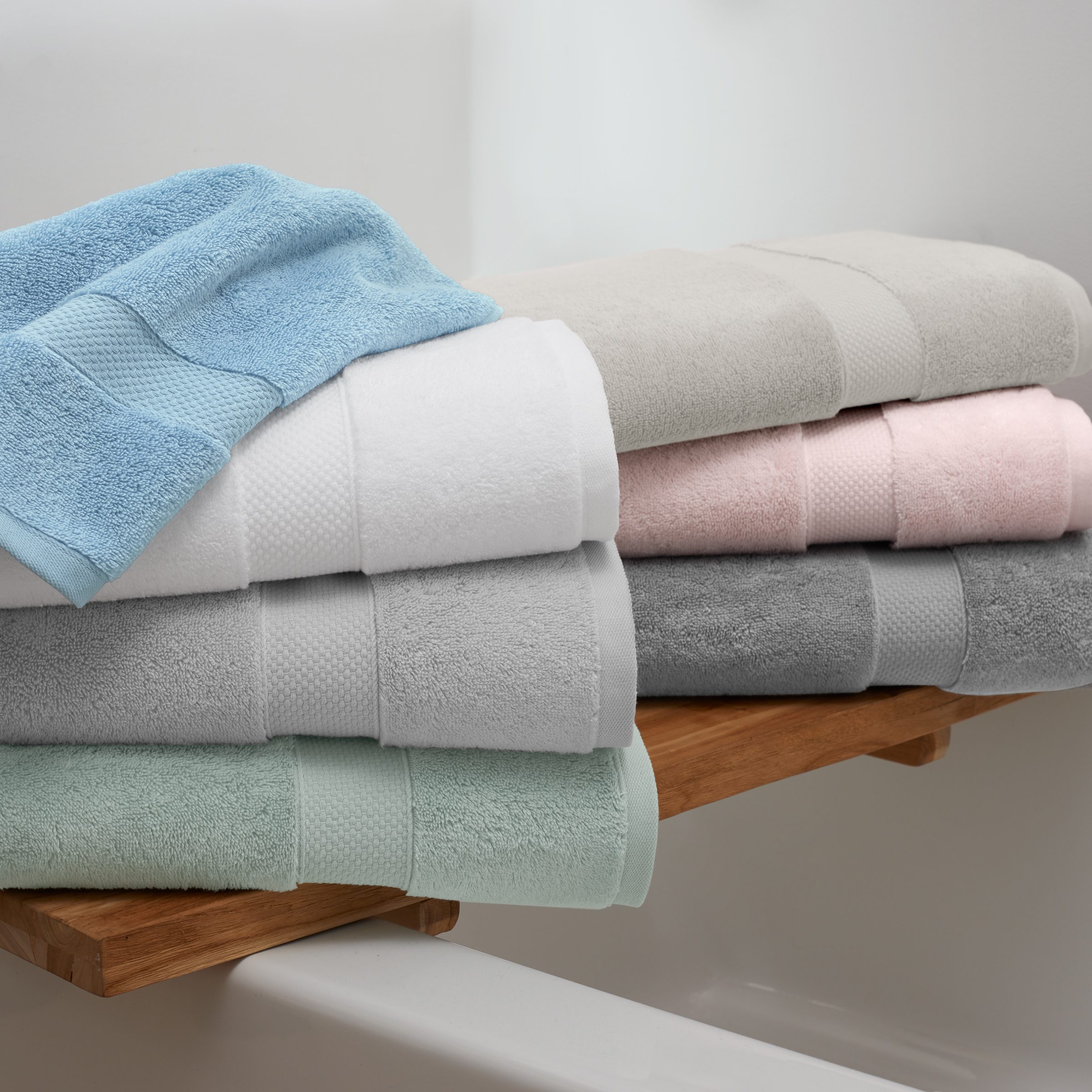 The Premium Plush Bath Sheets Light Grey