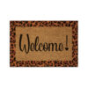 New Coir Outdoor Rugs - Welcome Cheetah, 16x24